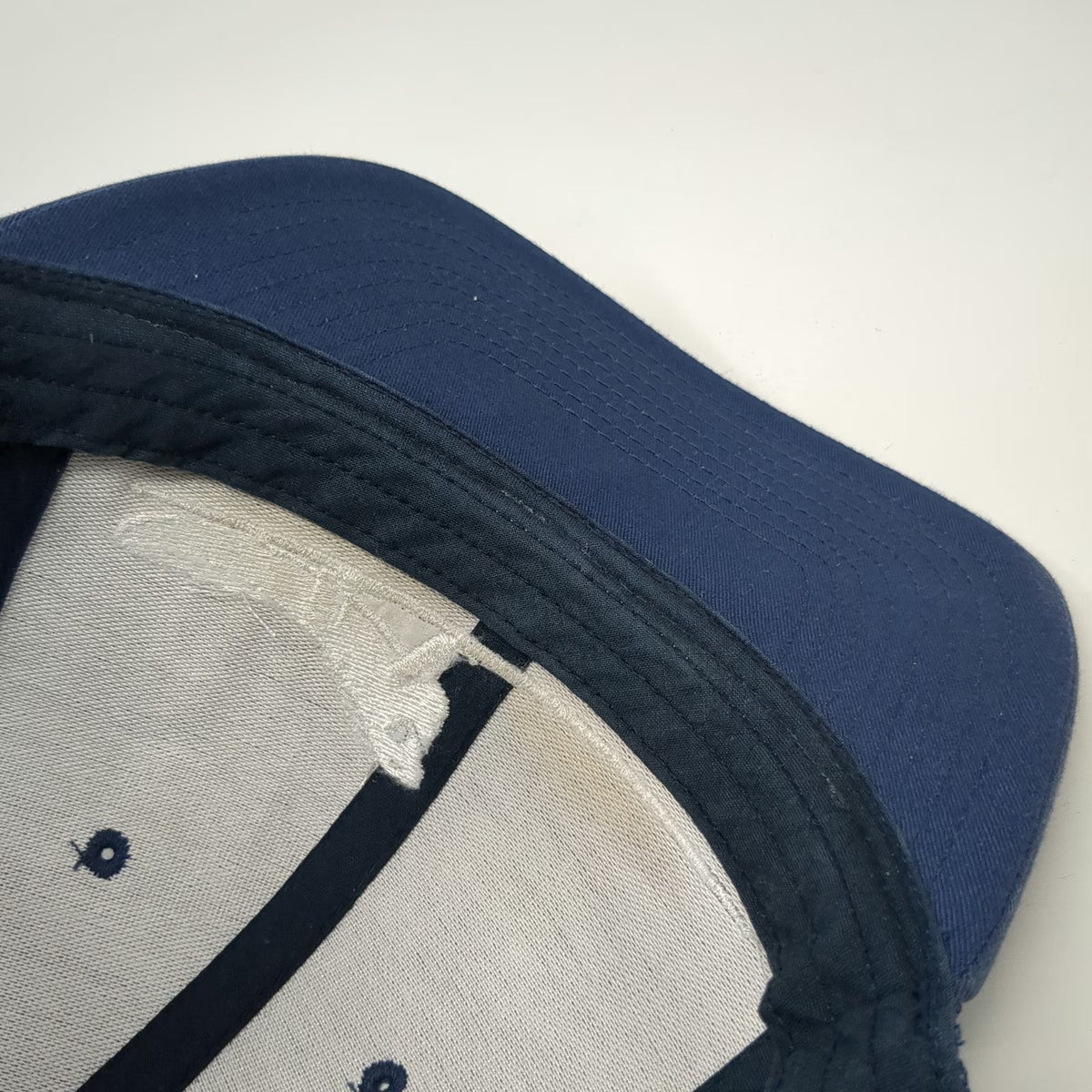 Yupoong Trucker Hat Blue One Size White Iguana Mesh Snapback Baseball Cap