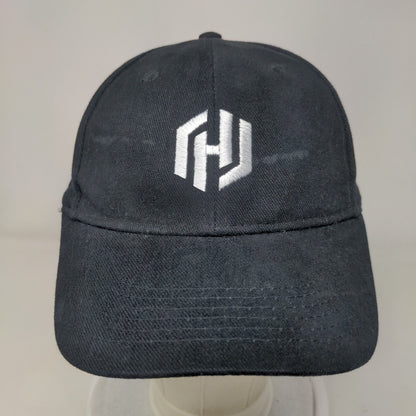 Hashi Corp Slideback Hat Black One Size Adjustable Embroidered Port & Company