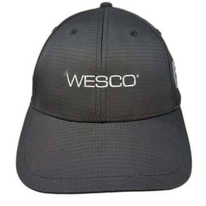 Cap America Baseball Cap Black OSFM Wesco Embroidered Golf Logo Strapback Hat