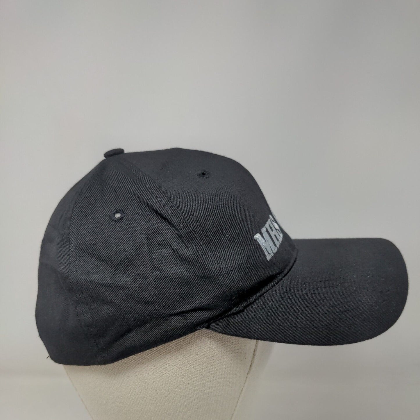 MHS Golf Strapback Hat Black Small Adjustable Embroidered Pro 214 Richardson