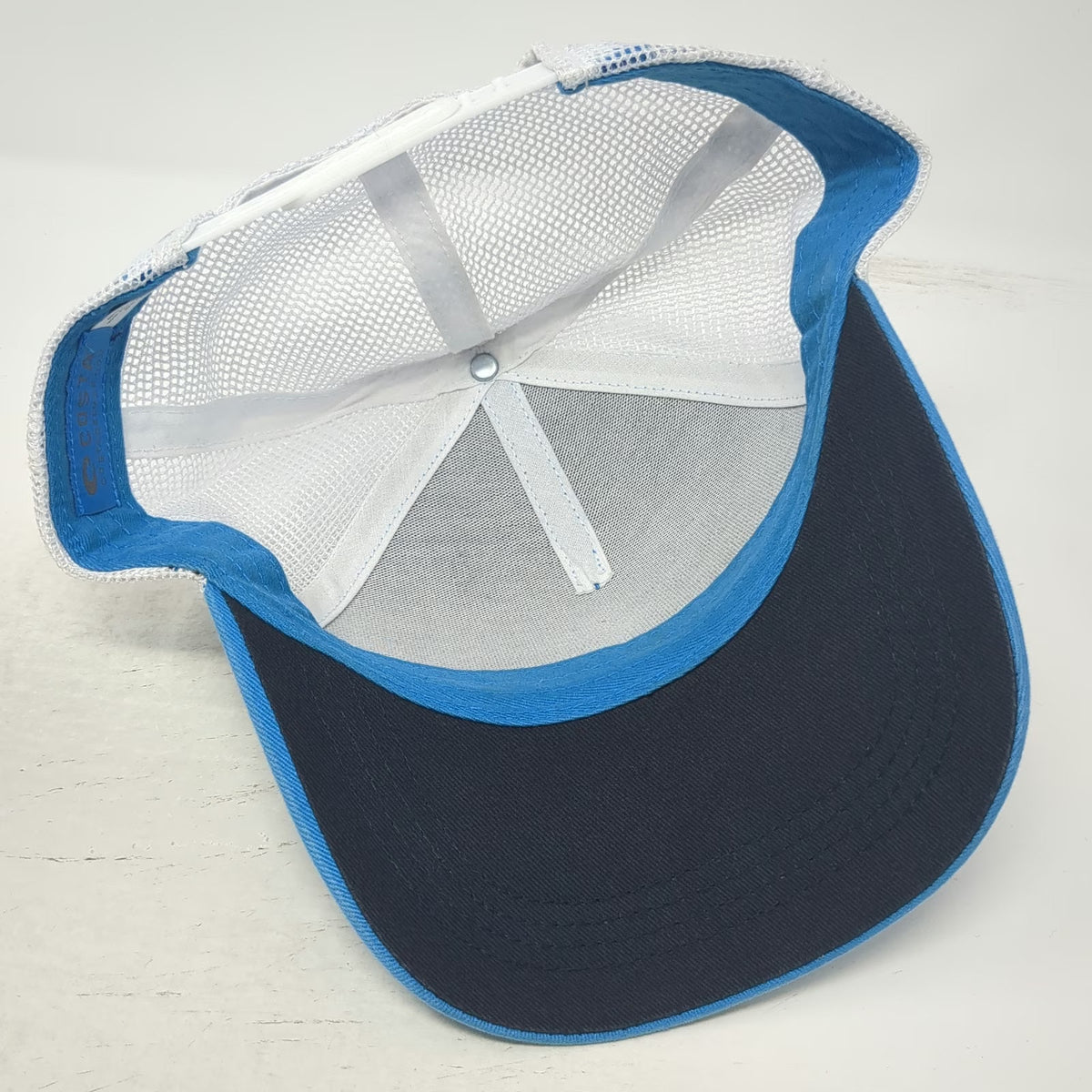 Costa Trucker Hat Blue One Size Shark Graphic OCEARCH Mesh Snapback Fishing Gear