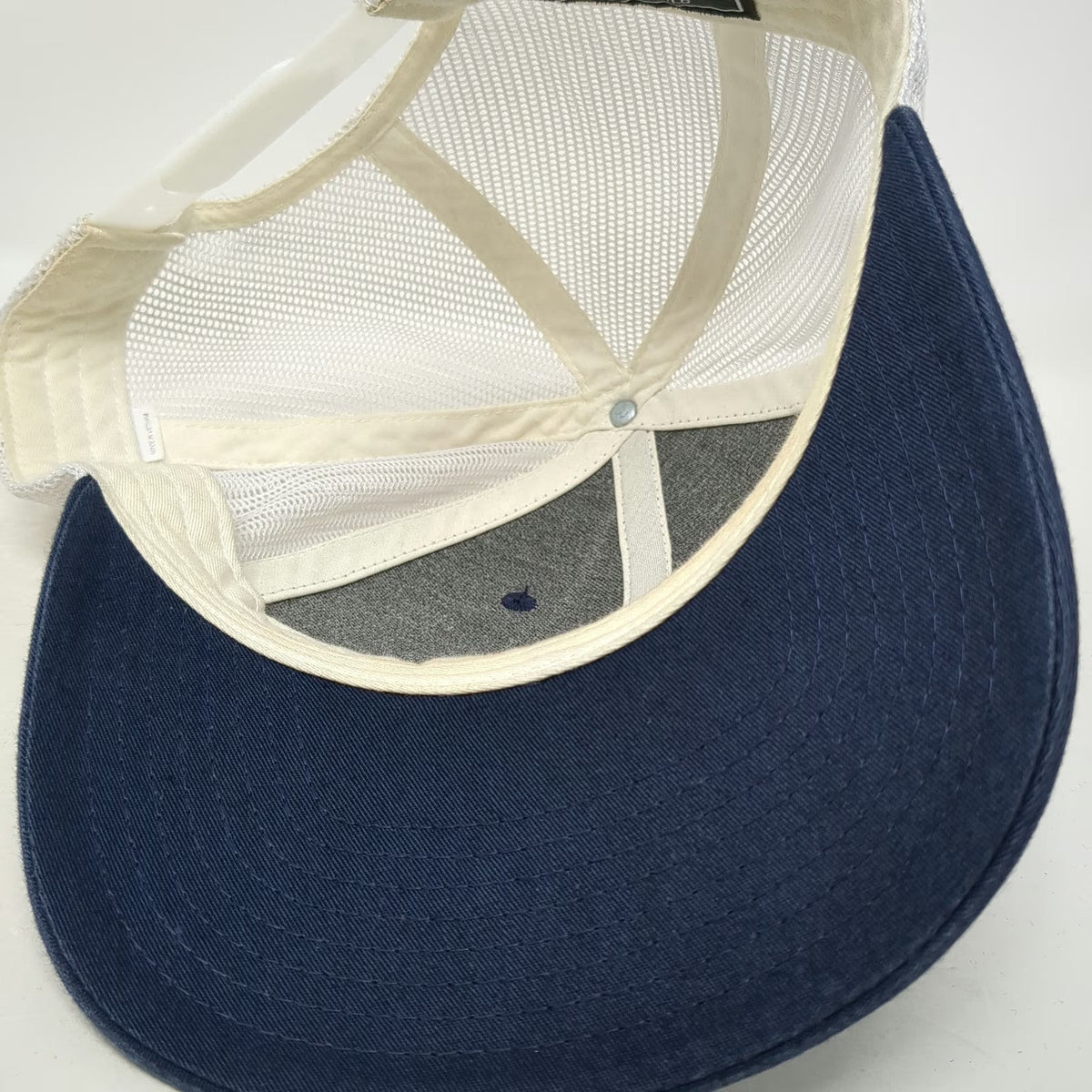 Richardson Trucker Hat Blue White L Mesh Snapback Bakes Brewing Co Embroidered