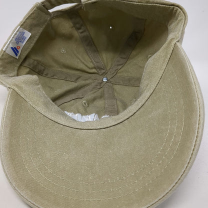 Headgear Baseball Cap Beige One Size North Dakota USA Slideback Cotton Hat