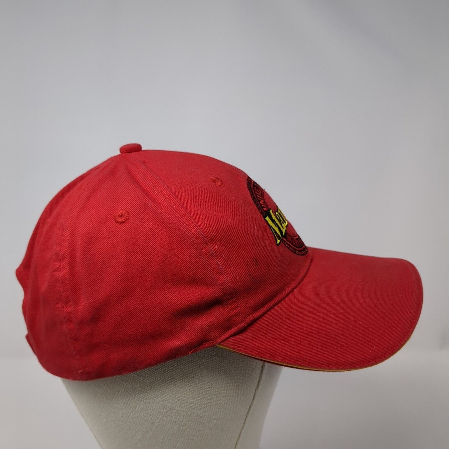 United States Marines Corp Strapback Baseball Cap Red OS Adjustable 6 Panel