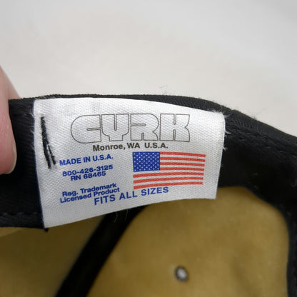 CYRK Snapback Hat Black One Size S. R. Ashe Trucking Made in USA Workwear