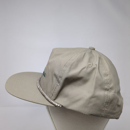 General Mills Inc. Slideback Rope Hat Tan One Size Solid Leather Strap