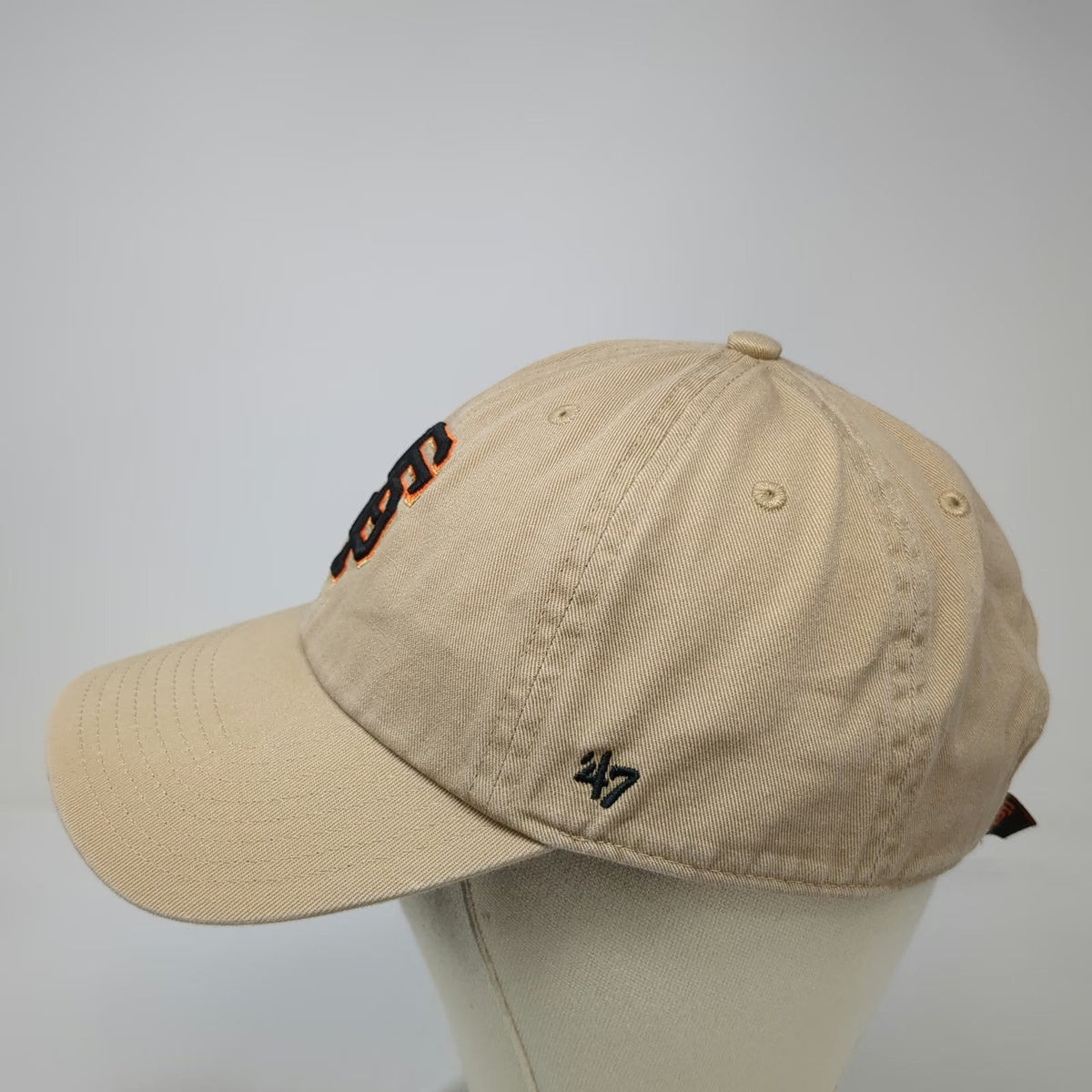 San Francisco Giants MLB '47 Brand Baseball Cap Beige One Size Strapback Cotton