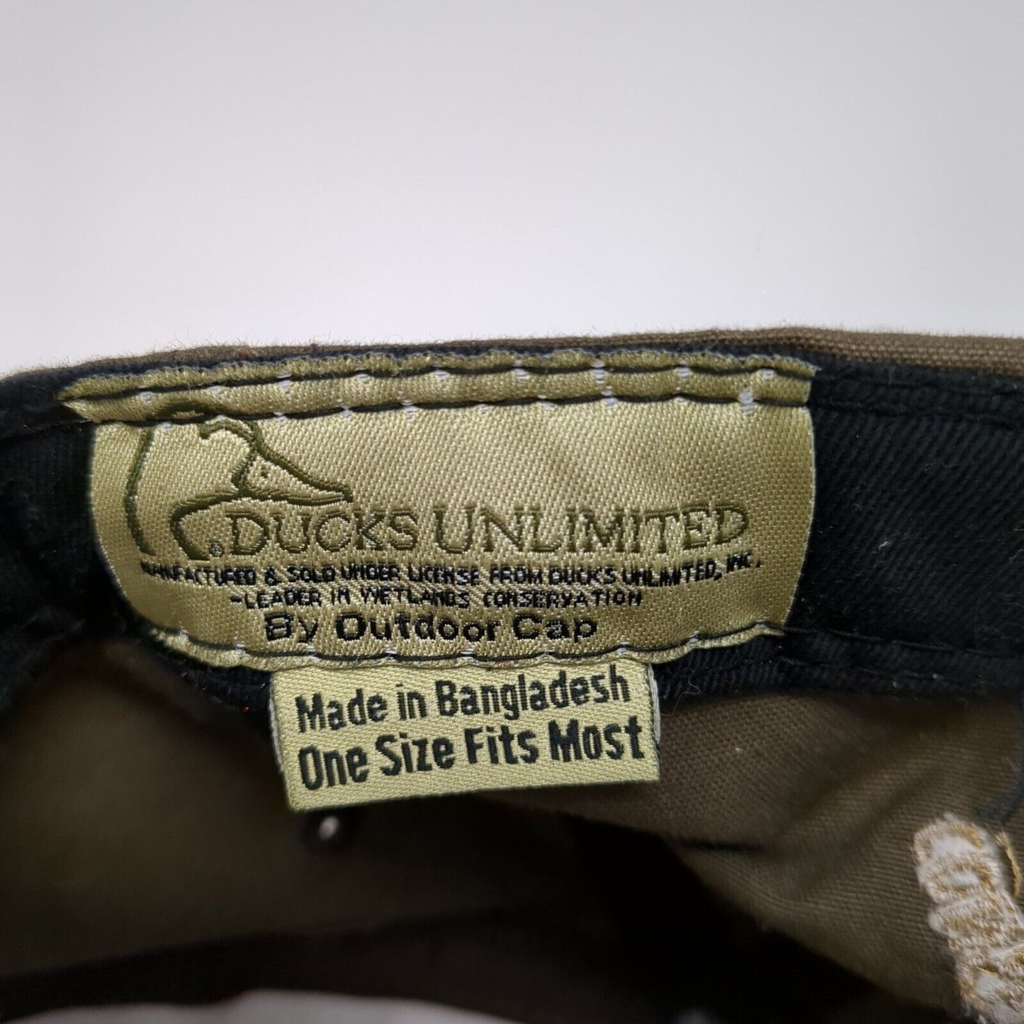 Ducks Unlimited 1937-2012 Strapback Hat Brown One Size Embroidered