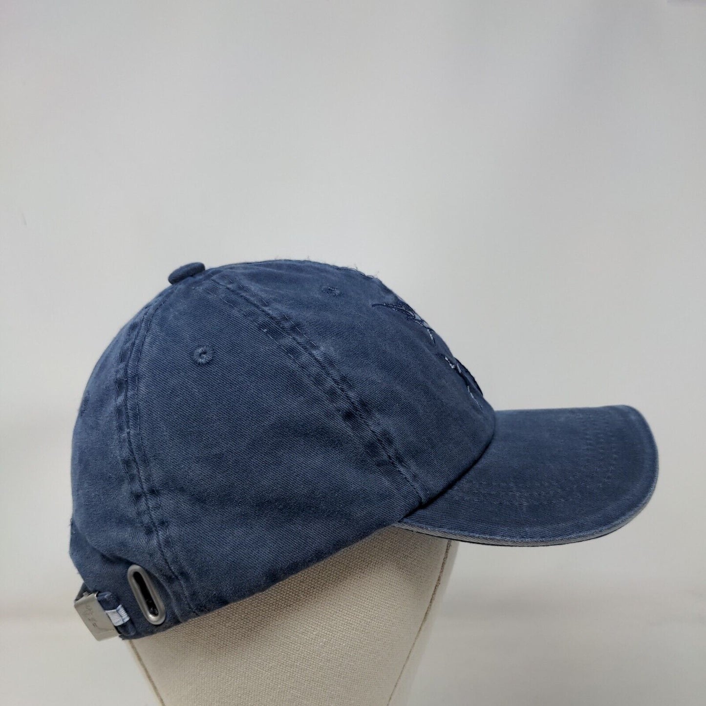 Key West Florida Slideback Hat Blue One Size Embroidered Adjustable