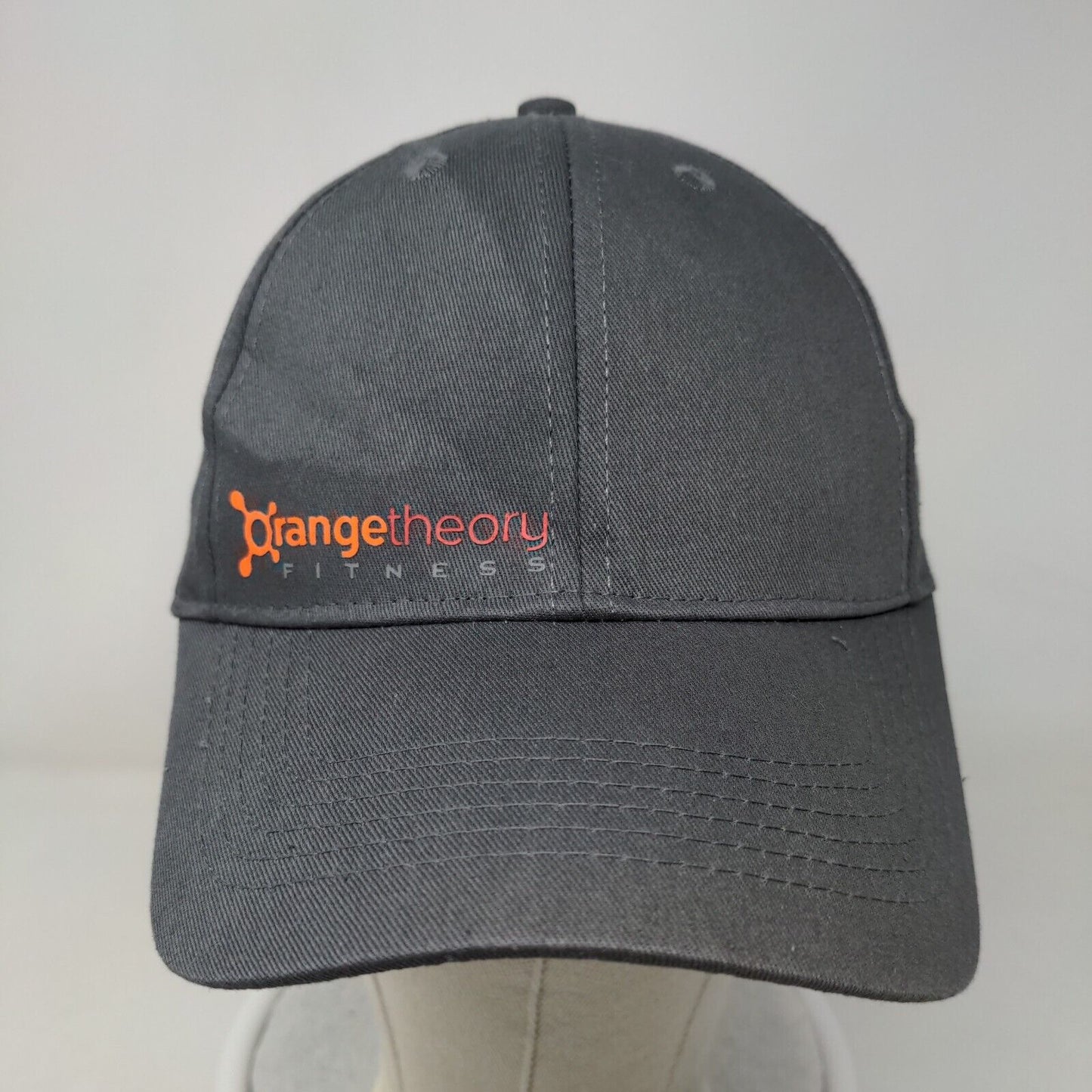 Orange Theory Fitness Snapback Hat Gray One Size Adjustable Vented Holes 6 Panel