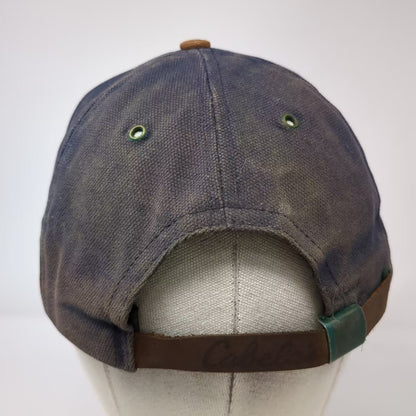 Cabela's World's Foremost Outfitters Blue Baseball Cap Hat OS Vintage Slideback