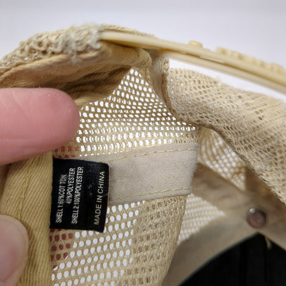 Rodeo Ranch Snapback Trucker Hat Brown One Size Adjustable Mesh Back Richardson