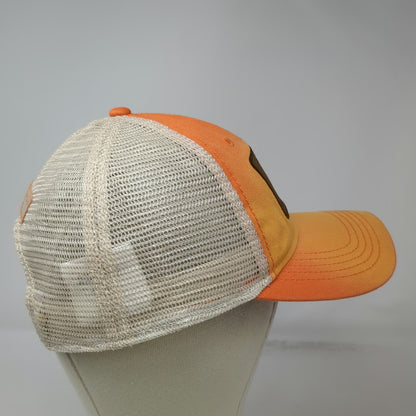 Stihl Trucker Hat Orange One Size Chainsaw Logo Patch Mesh Back Snapback Outdoor