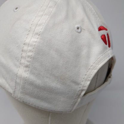 TaylorMade Slideback Hat Red One Size Adjustable Embroidered 6 Panel Tmax Gear