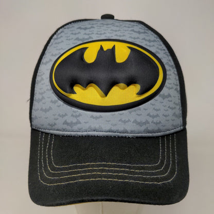 DC Comic's Batman Boy's Toddler Snapback Hat Multicolor Embroidered Logo