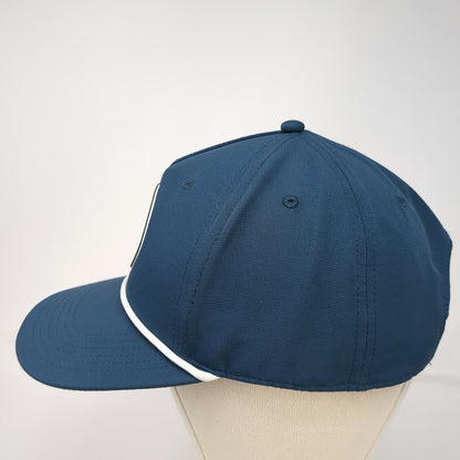 Cap America 5 Panel Blue Hat One Size Idaho Farms For Vets Golf Rope Snapback