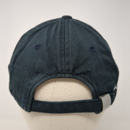 American Flag Slideback Hat Black S/M Adjustable Embroidered Patriotic Gap