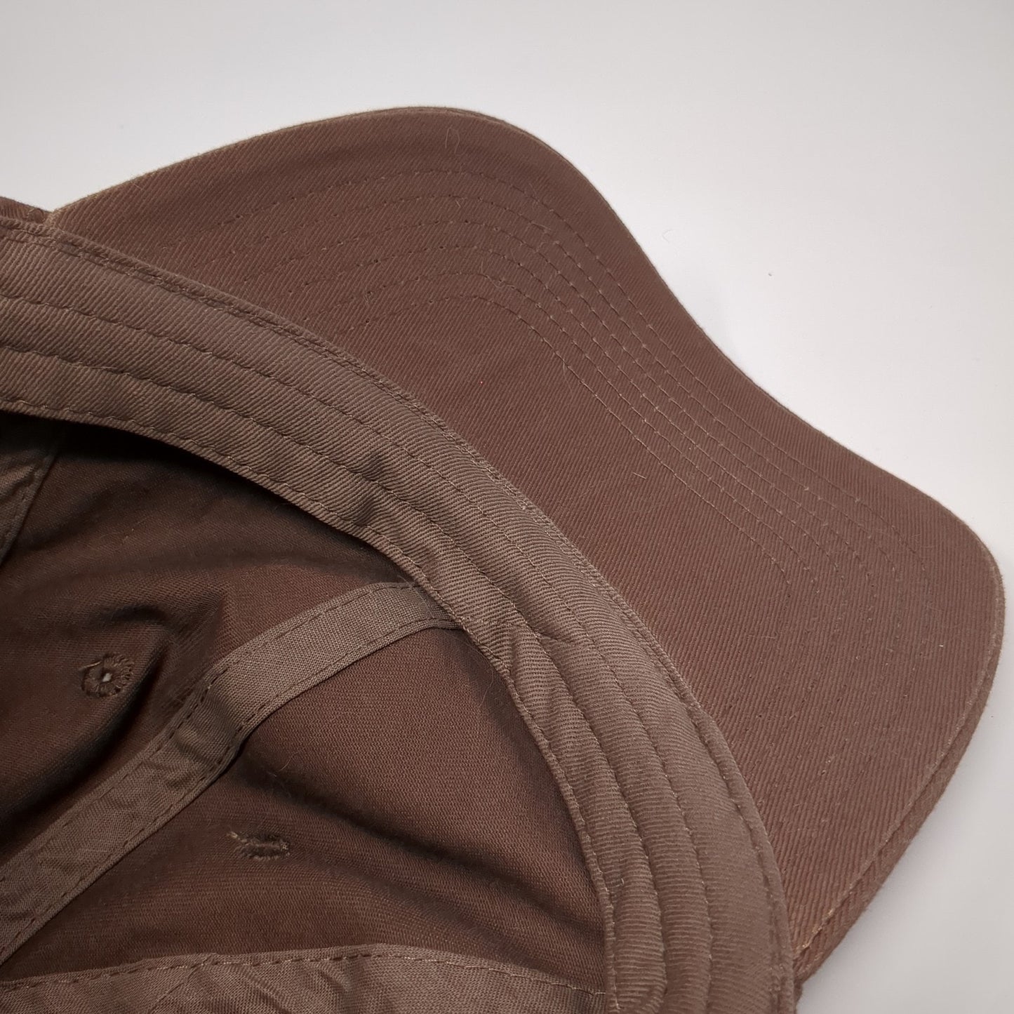 Chobani Flip Slideback Baseball Cap Brown One Size Adjustable 6 Panel Cotton