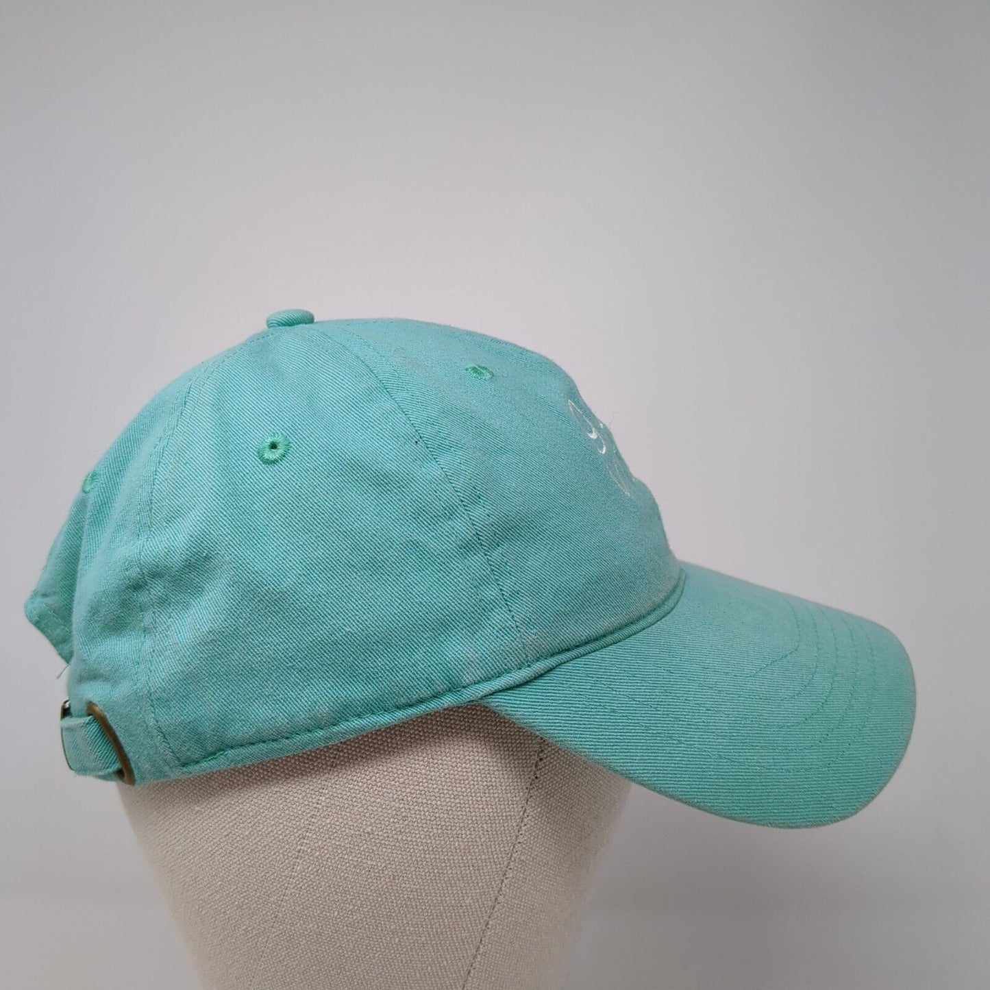 Good Vibes Slideback Hat Blue One Size Adjustable Embroidered 6 Panel WB