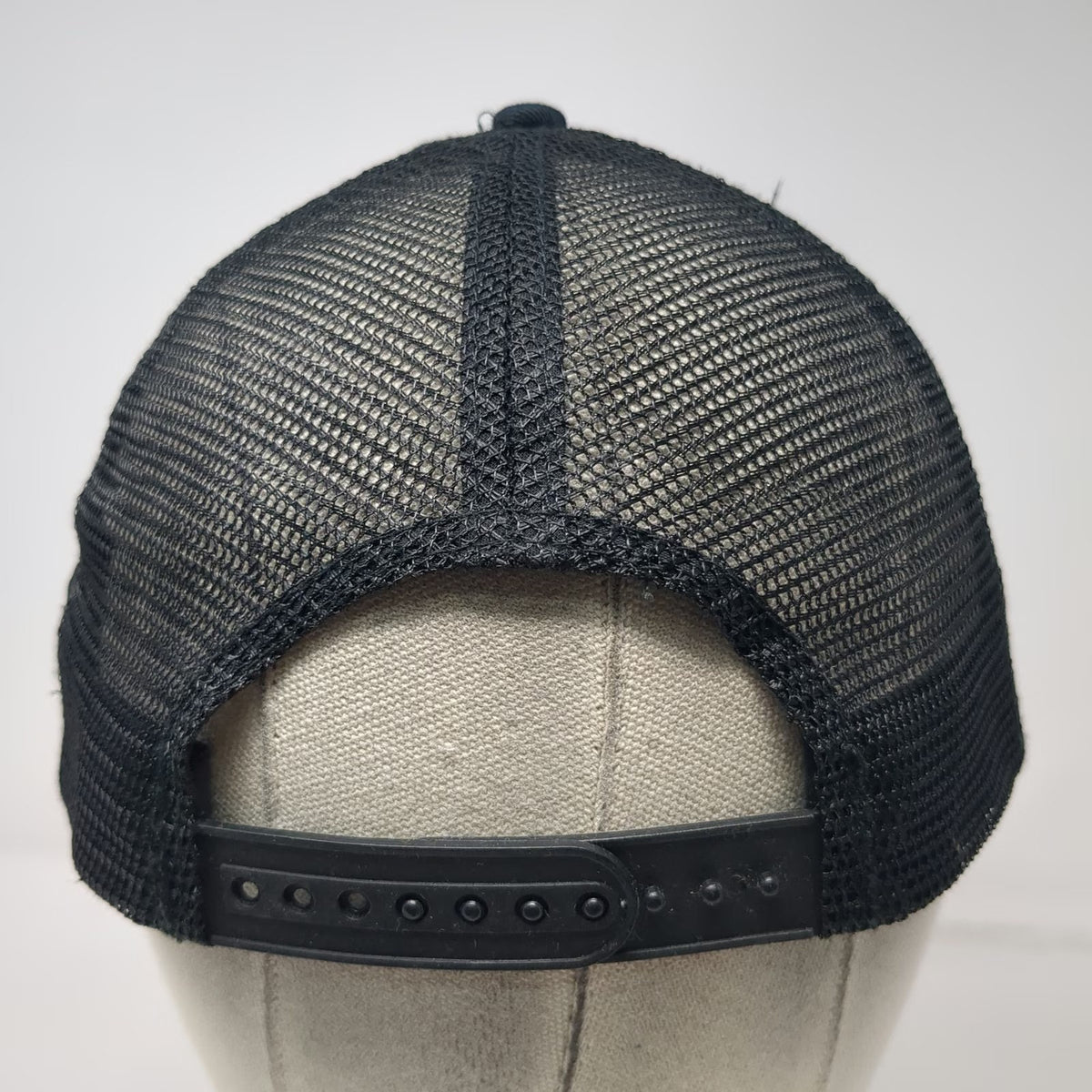 John Deere Trucker Hat Black One Size Stotz Equipment Embroidered Mesh Snapback