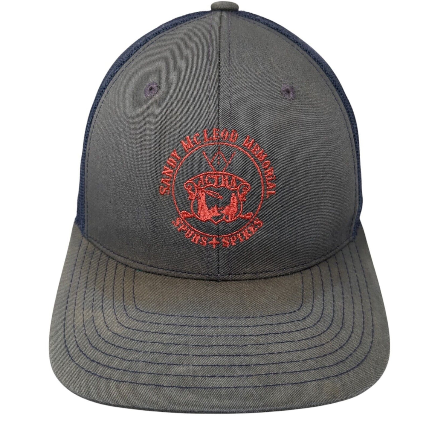 Sandy McLeod Memorial Spurs & Spikes Snapback Trucker Hat Multi OS Richardson