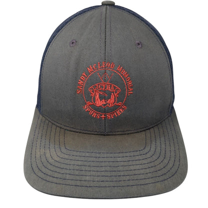 Sandy McLeod Memorial Spurs & Spikes Snapback Trucker Hat Multi OS Richardson