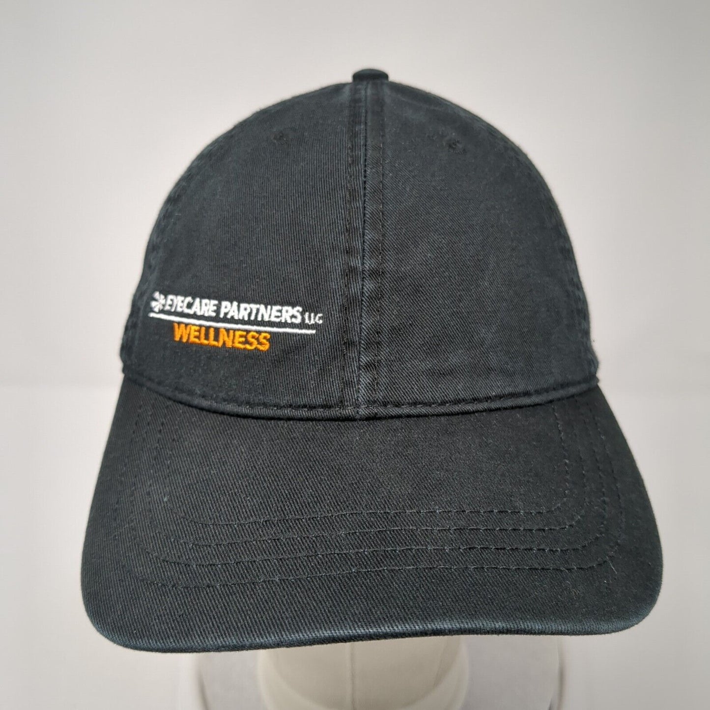 Eyecare Partners LLC Wellness Slideback Hat Black OS Adjustable Cap America