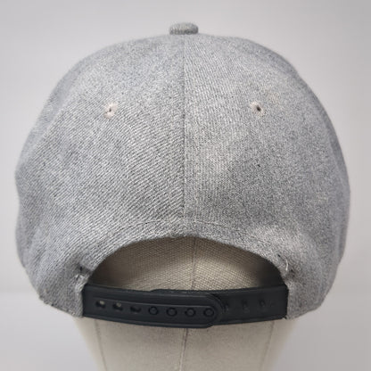 Bear Snapback Hat Gray One Size Adjustable Colorblock Sole Addiction
