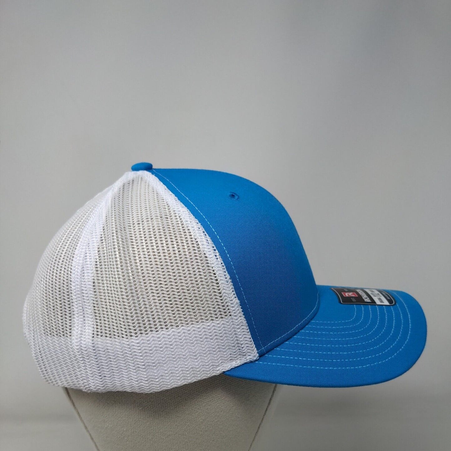 M43 Miles 2024 Snapback Mesh Back Trucker Hat Blue Adjustable Richardson