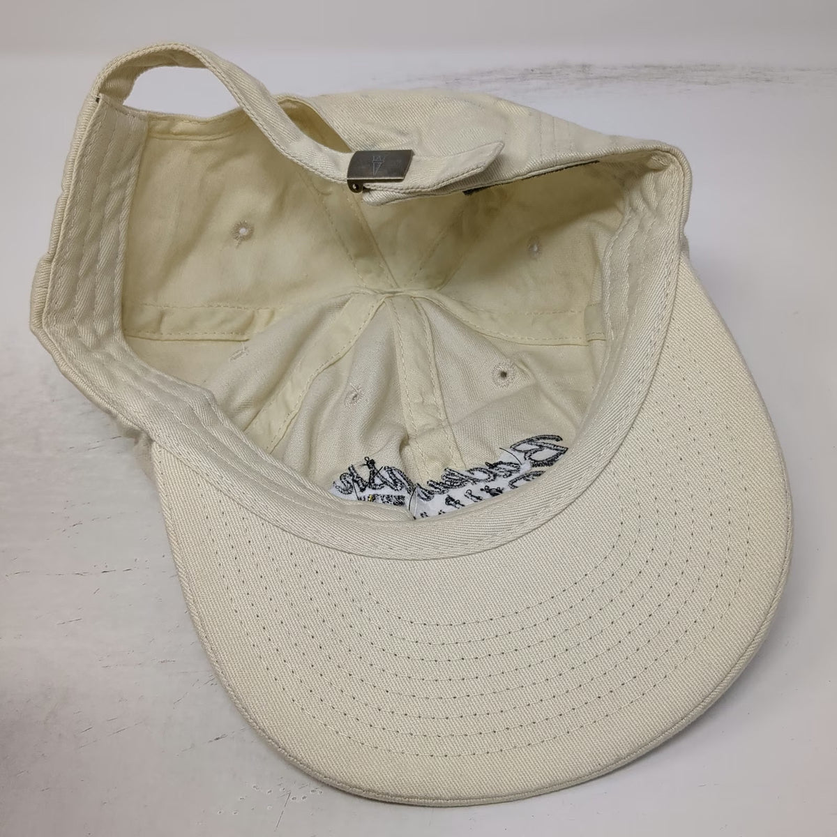 Weld Mfg Baseball Cap Beige One Size Backwash Billy Surf School Hat Slideback