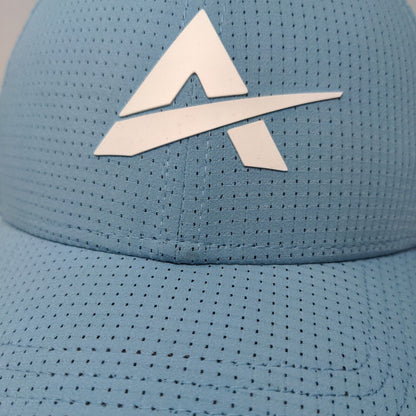 Arctic Cool Strapback Hat Blue OSFM Adjustable Solid 6 Panel Vent Holes