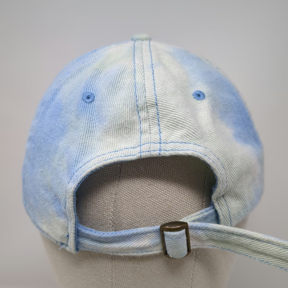 Sportsman Baseball Cap Blue One Size Tie Dye Corgi Dog Embroidered Cotton Hat
