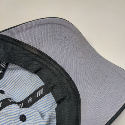 Adidas Slideback Hat Black OSFM Embroidered Trefoil Adjustable 6 Panel