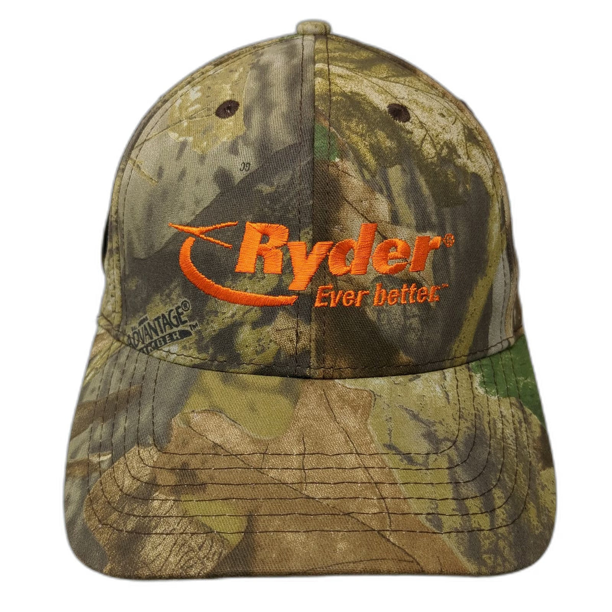 Cap America Baseball Cap Green Brown One Size Ryder Camo Realtree Advantage Hat