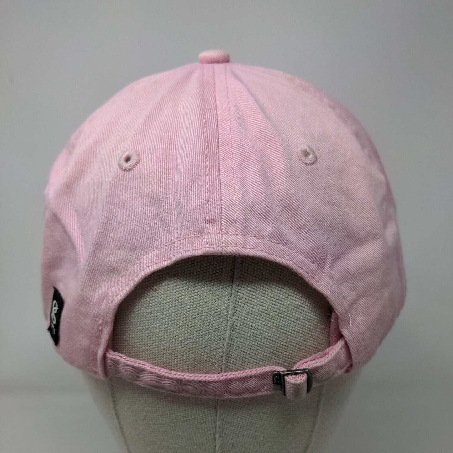 Cayman Islands British West Indies Slideback Hat Pink One Size Embroidered