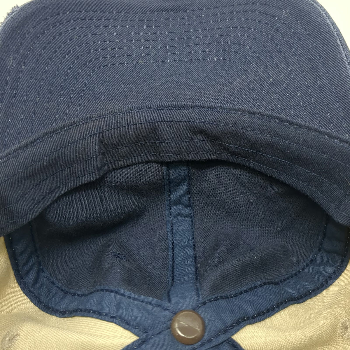 Disneyland Resort Baseball Cap Blue Beige One Size Cotton Slideback Graphic Hat