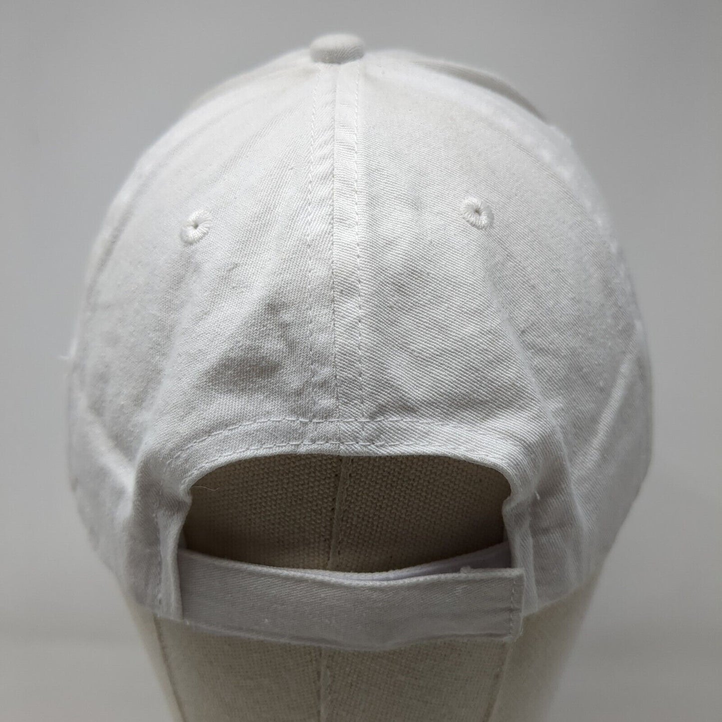 Clearwater Analytics Strapback Hat White One Size Embroidered 6 Panel