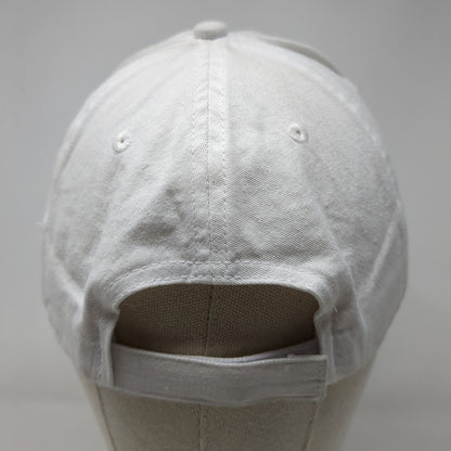 Clearwater Analytics Strapback Hat White One Size Embroidered 6 Panel