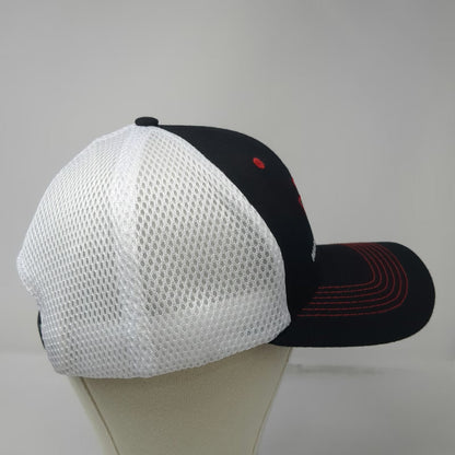 Massey Ferguson Trucker Hat Black One Size Mesh Back Snapback Agri-Service