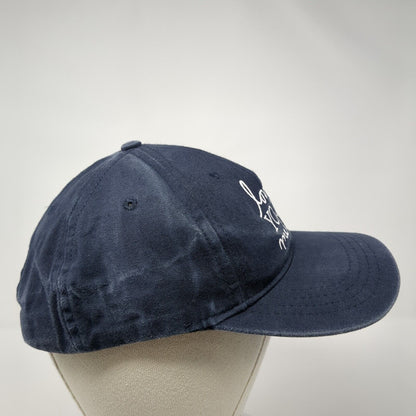 Love Your Melon Slideback Hat Blue One Size Adjustable Embroidered
