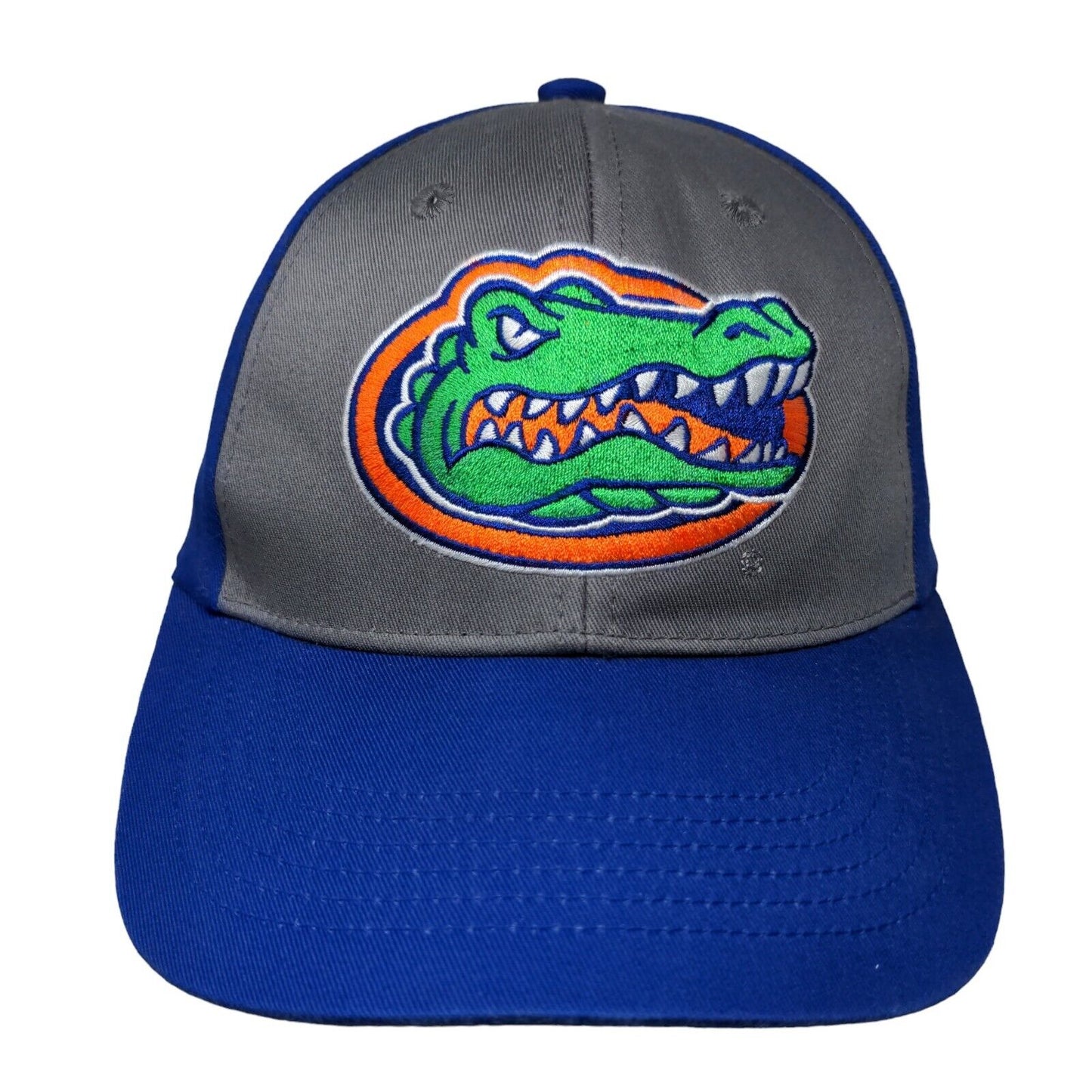 Florida Gators Strapback Hat Blue Gray OSFA Embroidered Logo NCAA Captivating