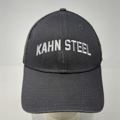 Kahn Steel Fitted Mesh Back Hat Gray M/L Stretch New Era 39Thirty
