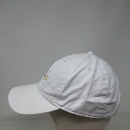 Bride Slideback Hat White OSFA Adjustable Embroidered Vented Holes Newhattan