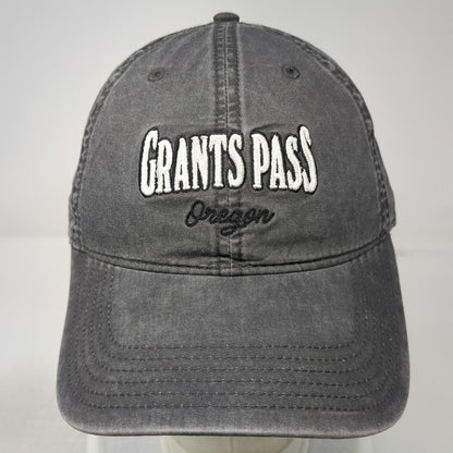 Legacy Grants Pass Oregon Gray One Size Baseball Cap Slideback Strap Cotton Hat