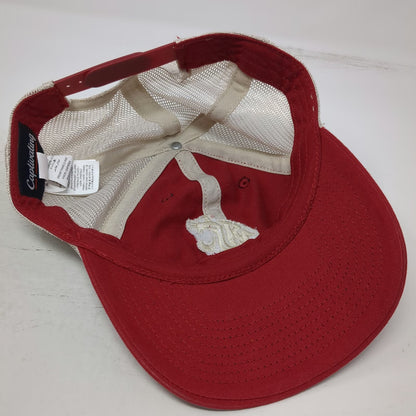 Captivating Washington State Cougars NCAA Red OSFM Trucker Hat Mesh Snapback WSU