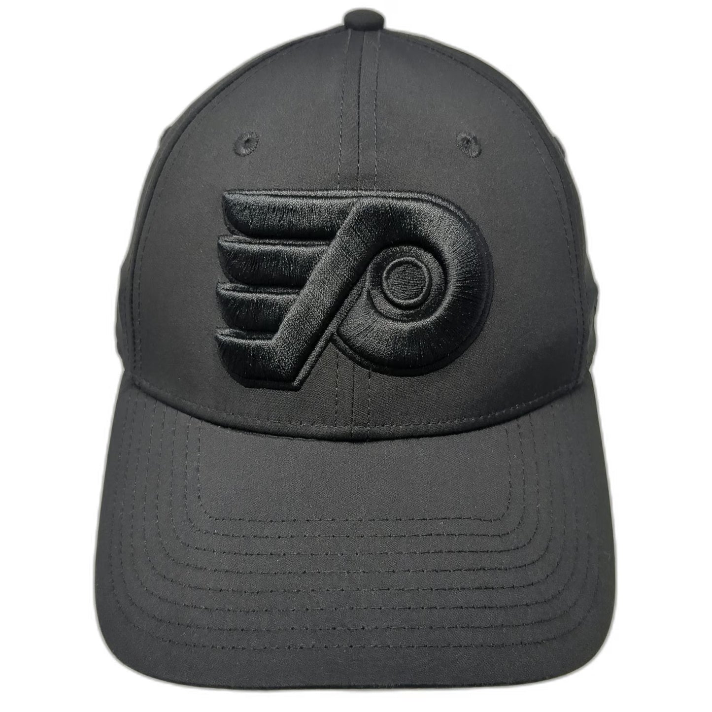 Philadelphia Flyers NHL Fanatics Black M Cap A-Flex Tonal Stretch Fit Logo Hat