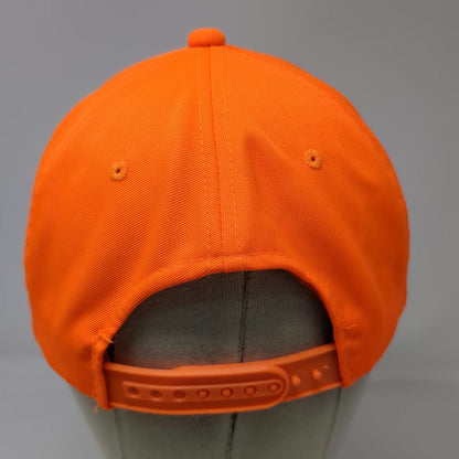 C.C Snapback Orange Green One Size Hat Underbrim Blank Structured Crown Plain