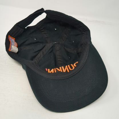 Dunkin' Baseball Cap Black One Size Strapback Embroidered Coffee Logo Adjustable