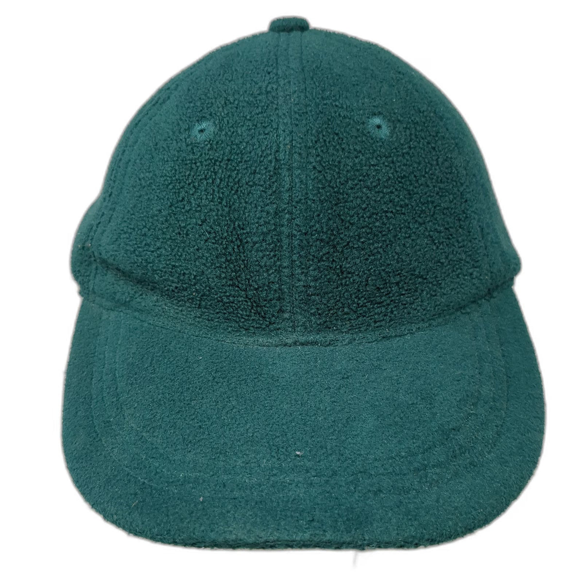 Gap Green Fleece Baseball Cap One Size Adjustable Strap Blank Soft Crown Hat