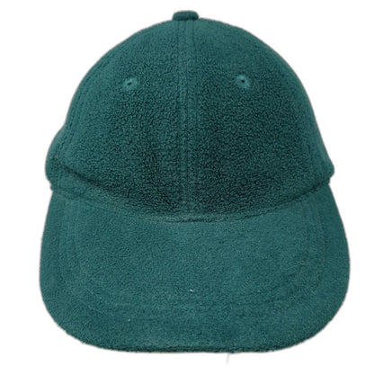 Gap Green Fleece Baseball Cap One Size Adjustable Strap Blank Soft Crown Hat